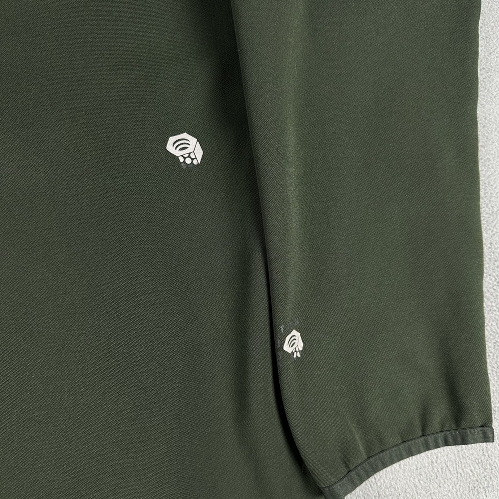 Mountain Hardwear Jacket Hoodie XL Green Norse Peak Full Zip Performance Fleece - Picture 6 of 9